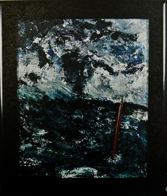 The pen in the stormy sea